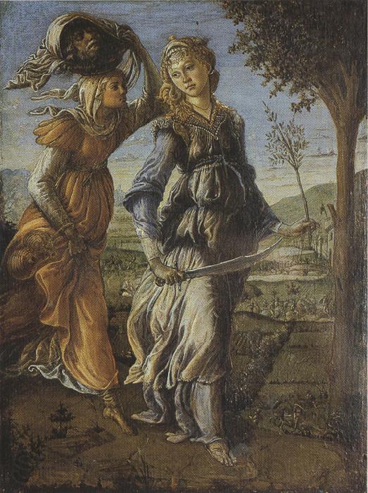 Sandro Botticelli Return of Judith to Betulia (mk36) Norge oil painting art